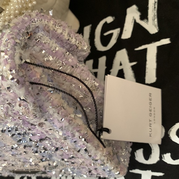 Kurt Geiger London Mini Kensington Tweed Convertible Shoulder Bag - Picture 12 of 17